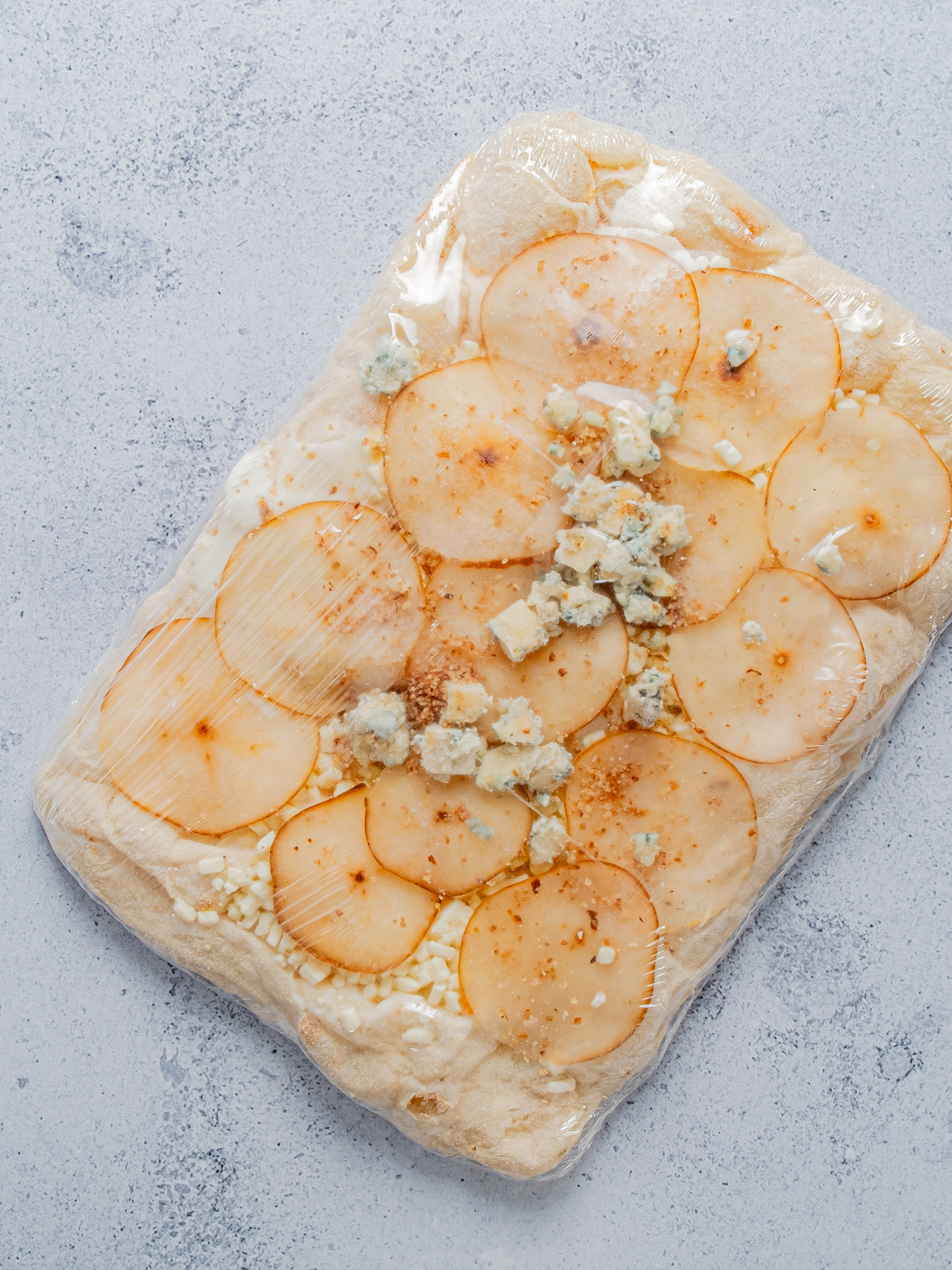 Пицца римская Zotman Pizza "Груша и горгонзола" п/ф хлебобулочный зам. 415г. 20/30