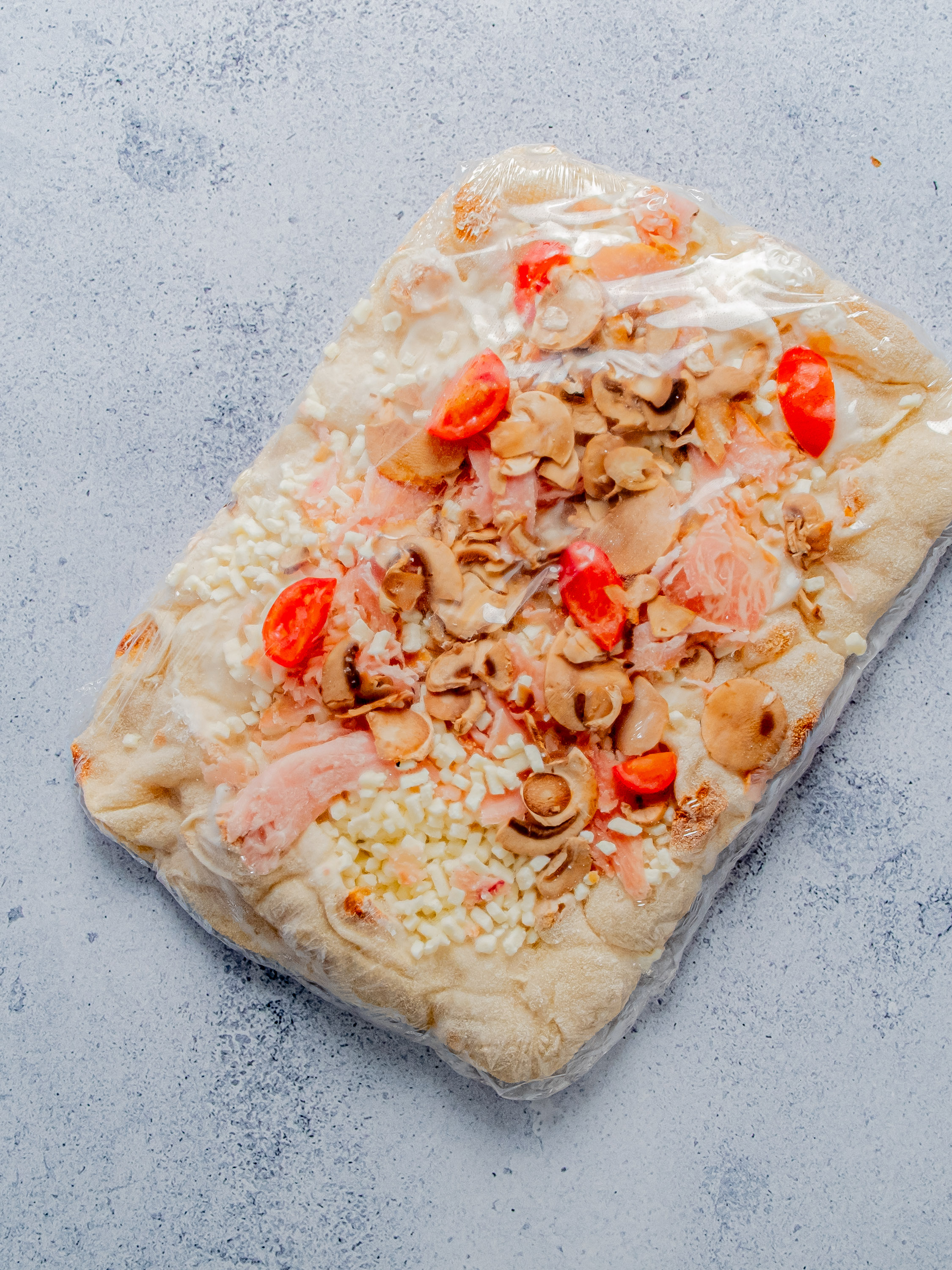 Пицца римская Zotman Pizza "Ветчина и грибы" п/ф хлебобулочный зам. 420г. 20/30