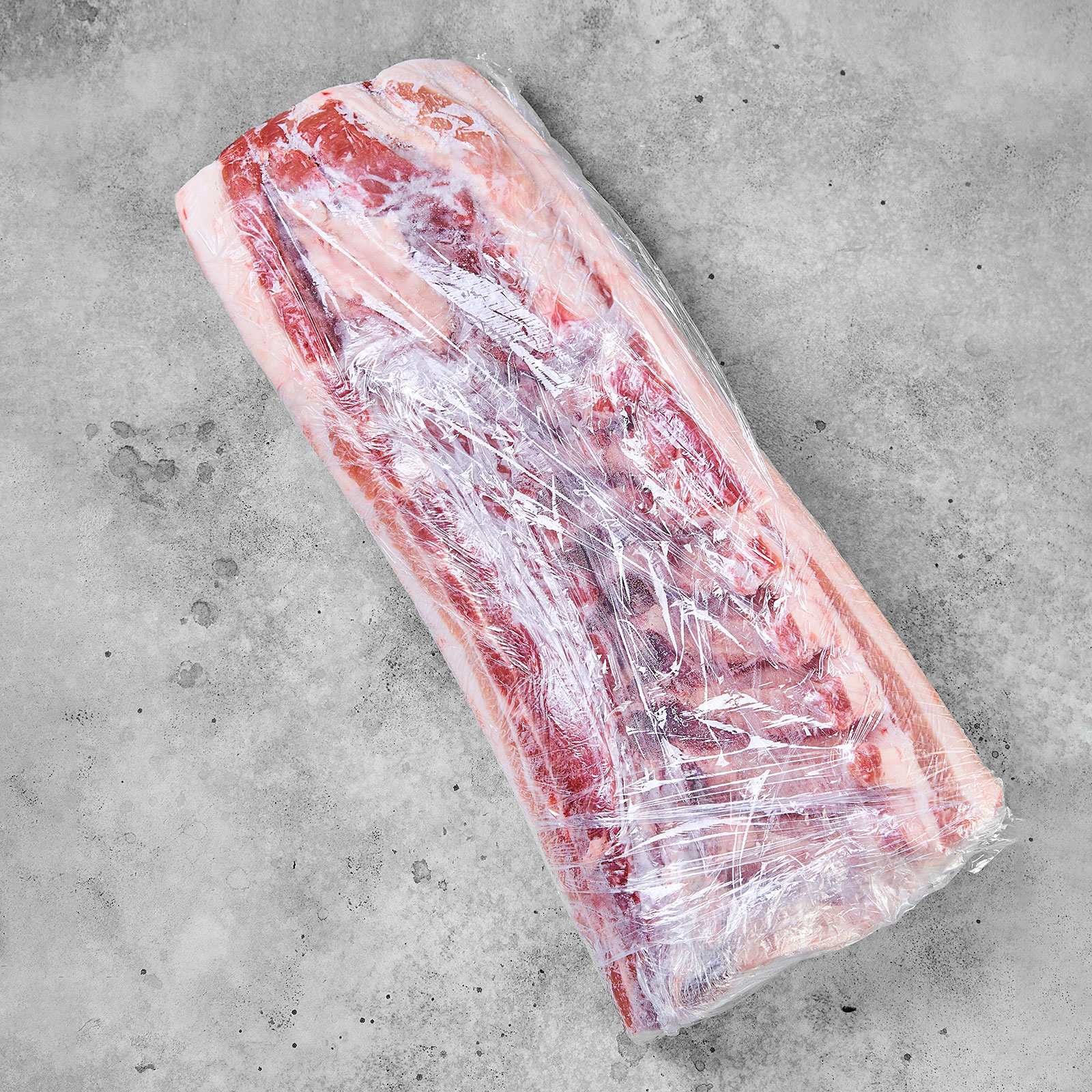 Грудинка для шкварки по-домашнему п/ф мясн. нат. из свинины к/к б/к зам.