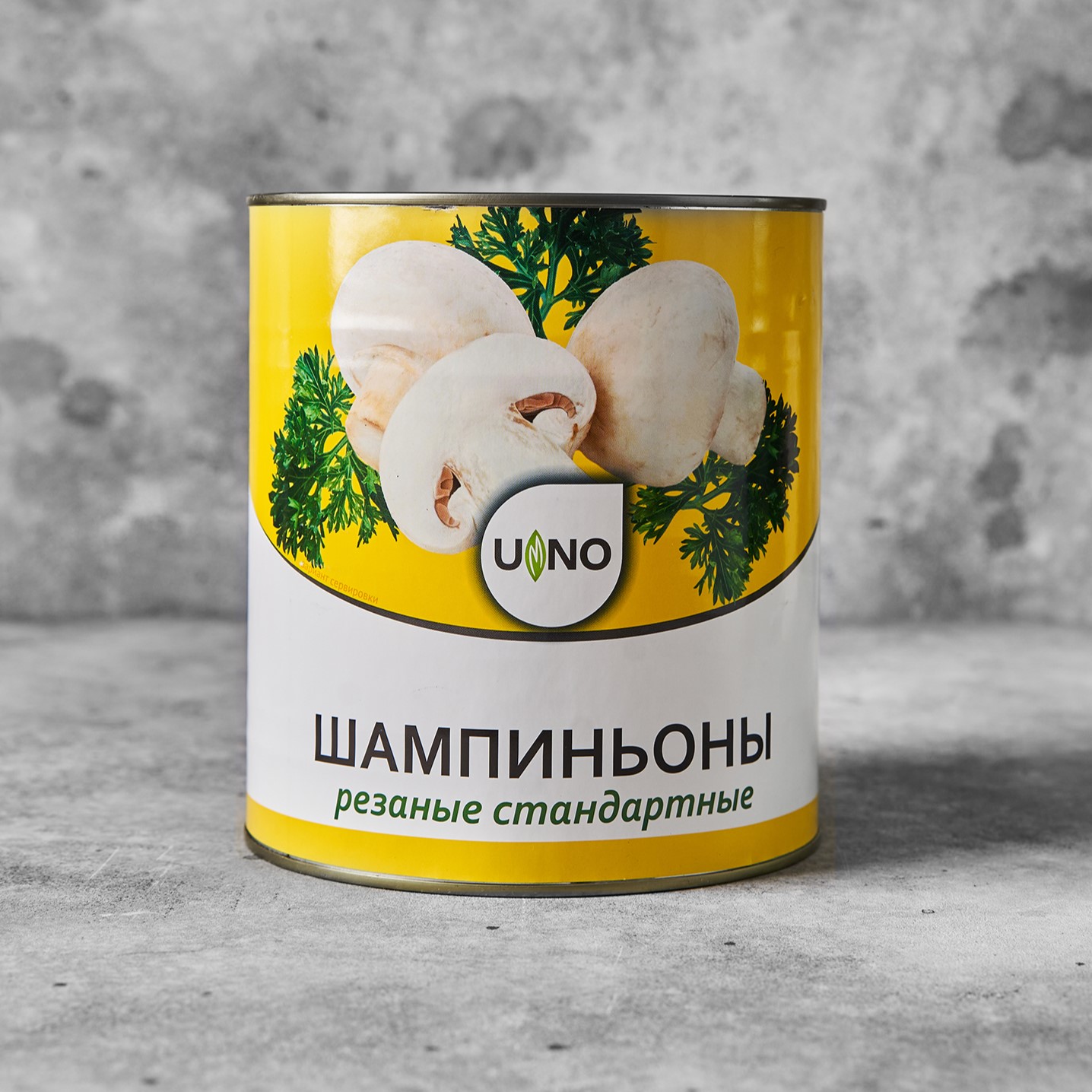 Шампиньоны резаные стандартные  UmNO 3100 мл/6